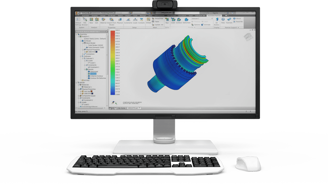 Nastran FEA Analysis Software is part of our Perth Consignment Drafting and Engineering Services